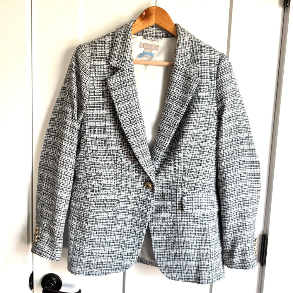 H & M Women’s Tweed Blazer Jacket